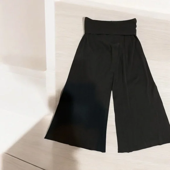 Chic Black Wide-Leg Pants 2 pair Victoria Secret & Merona medium - Picture 3 of 14